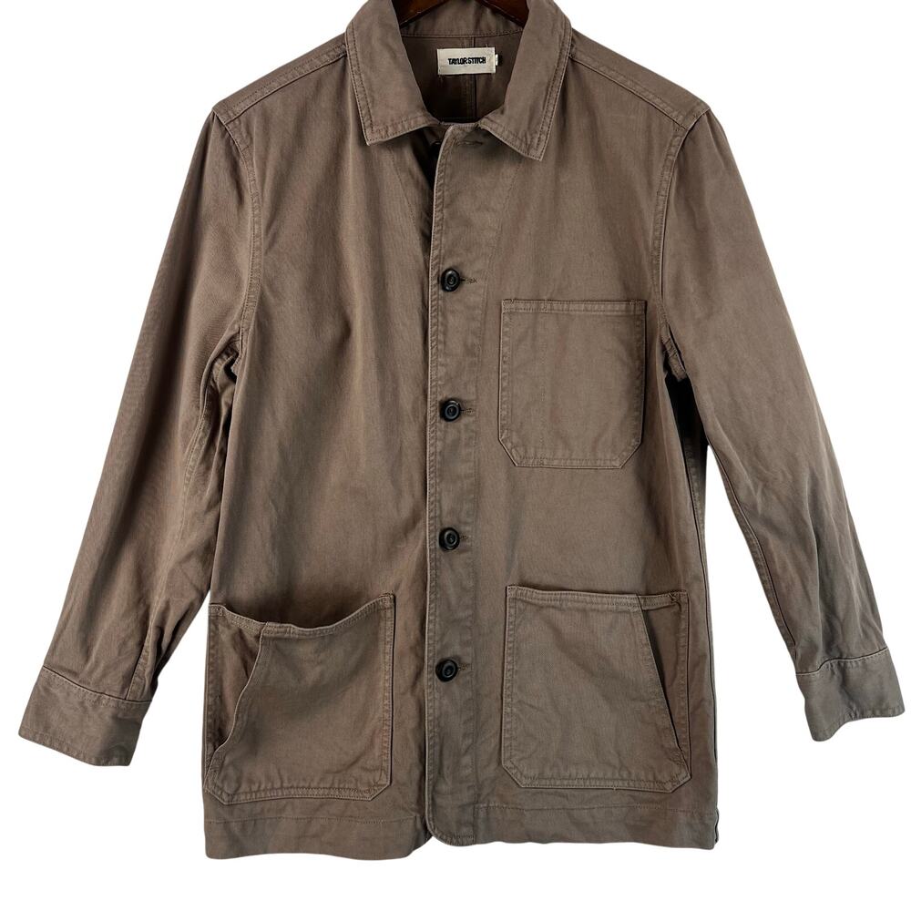 Taylor Stitch Mens Ojai Chore Coat 36 Brown Organic Cotton Foundation Twill
